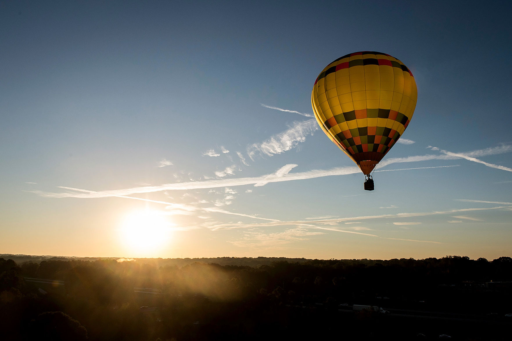 Hot air balloon ride